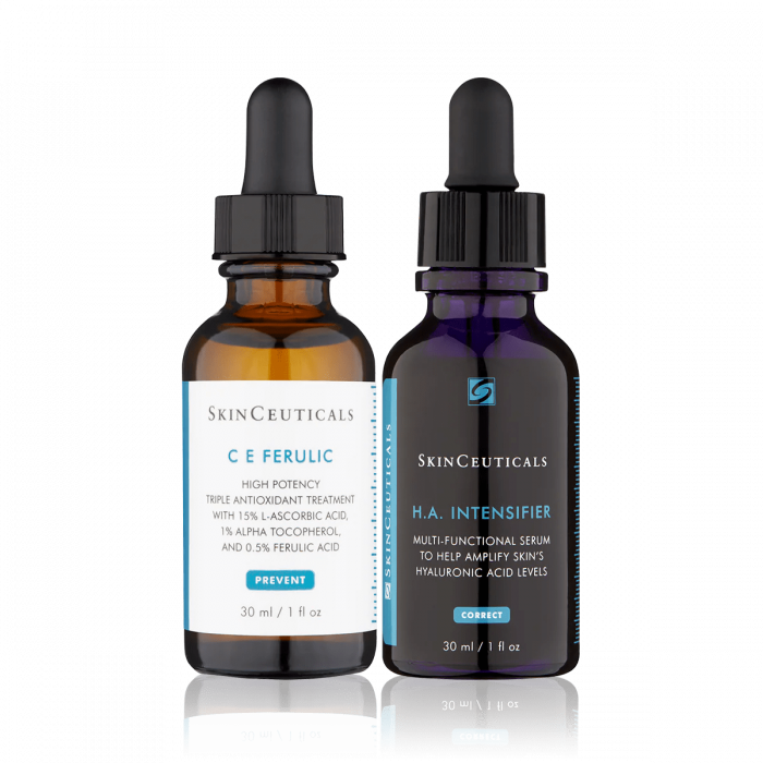 SkinCeuticals Daily Duo [C E Ferulic 30ml + H.A. Intensifier 30ml] for Normal, Dry and Mature Skin
