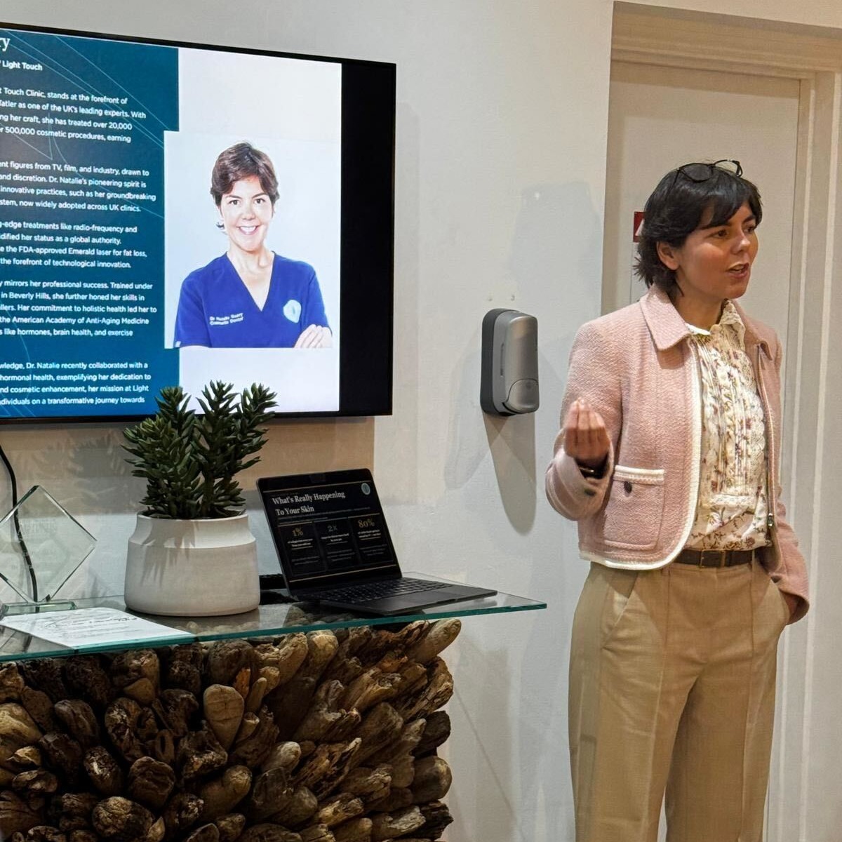 Dr Natalie Geary at Skin Rejuvenation Preview Event